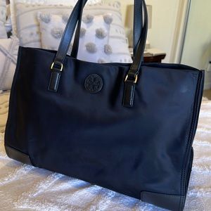 Tory Burch, black tote nylon
